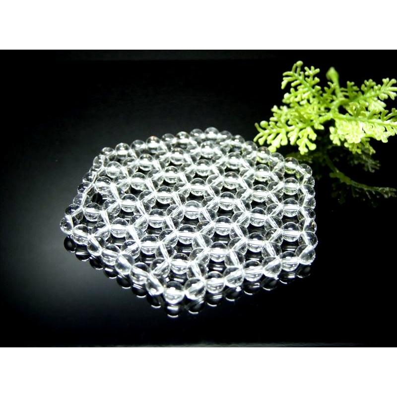 高品質4A水晶使用 水晶浄化マット ヘキサゴン 幅約90mm×80mm 約6.5mm