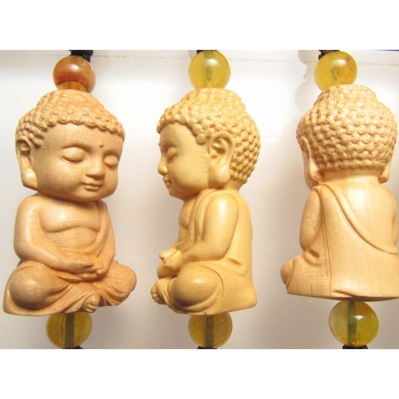 大仏様 シトリン、ローズクォーツ他中サイズ 9体セット