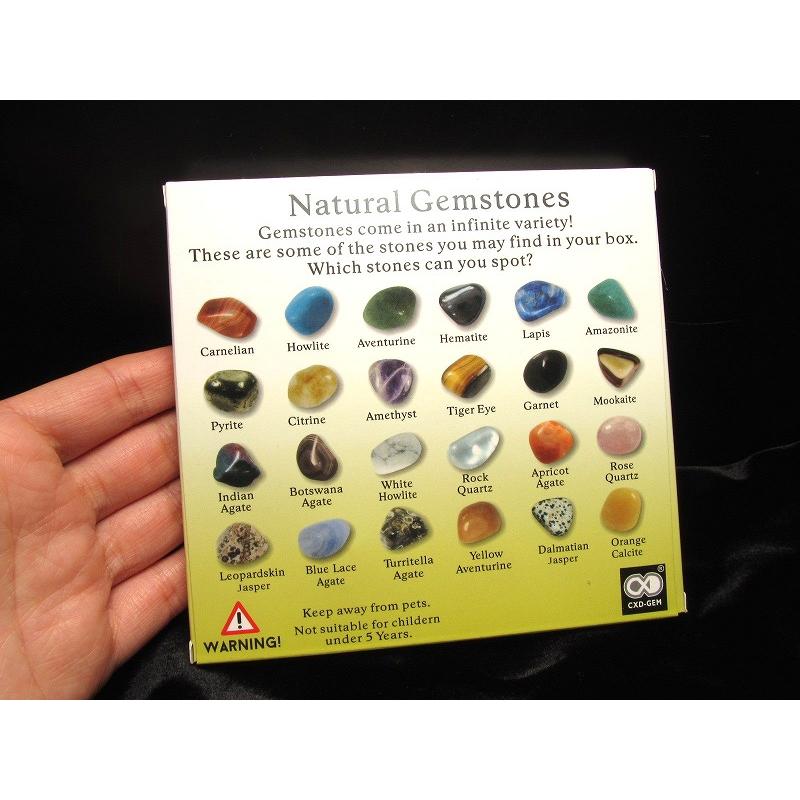 Natural Gemstones 天然石タンブル20種入り タンブルセット 箱入り20種set｜comrose｜02