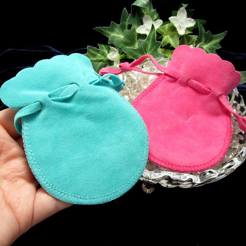 選べる8色 ベロア お守り袋 Sサイズ 1個売り さざれ タンブル 勾玉 ペンダントトップ パワーストーンの持ち運びに しっかり縛れる紐付き | ブランド登録なし | 08