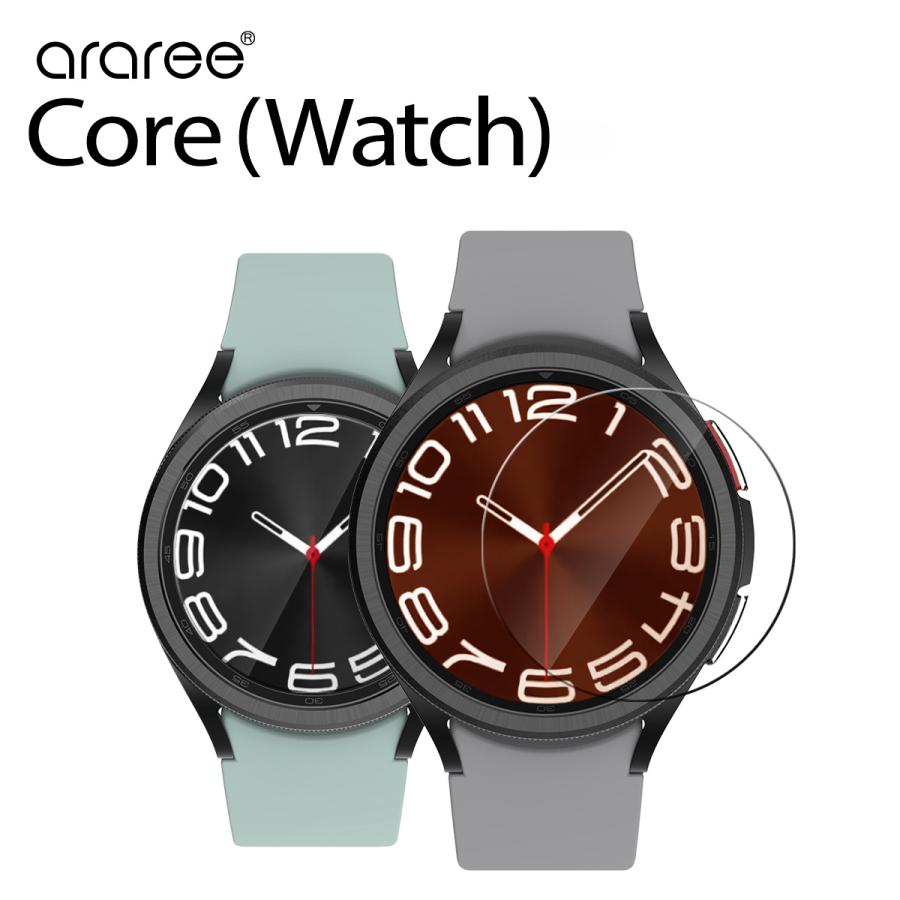 Galaxy Watch 6 Classic フィルム 2枚入 9H 強化 ガラス クリア 保護 