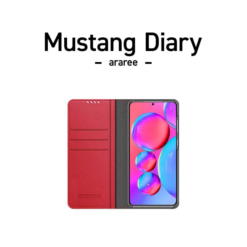 Galaxy S20+ S20 Plus ケース 手帳型 薄型 スリム 手帳 レザー カバー カード 収納 付 ギャラクシーS20プラス SC-52A / SCG02 対応 araree Mustang Diary | araree | 07