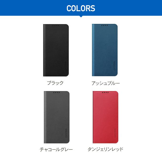 Galaxy S20 ケース 手帳型 薄型 スリム 手帳 レザー カバー マグネット 留具 なし / カード 収納 付 ギャラクシーS20 SC-51A / SCG01 対応 araree Mustang Diary | araree | 06
