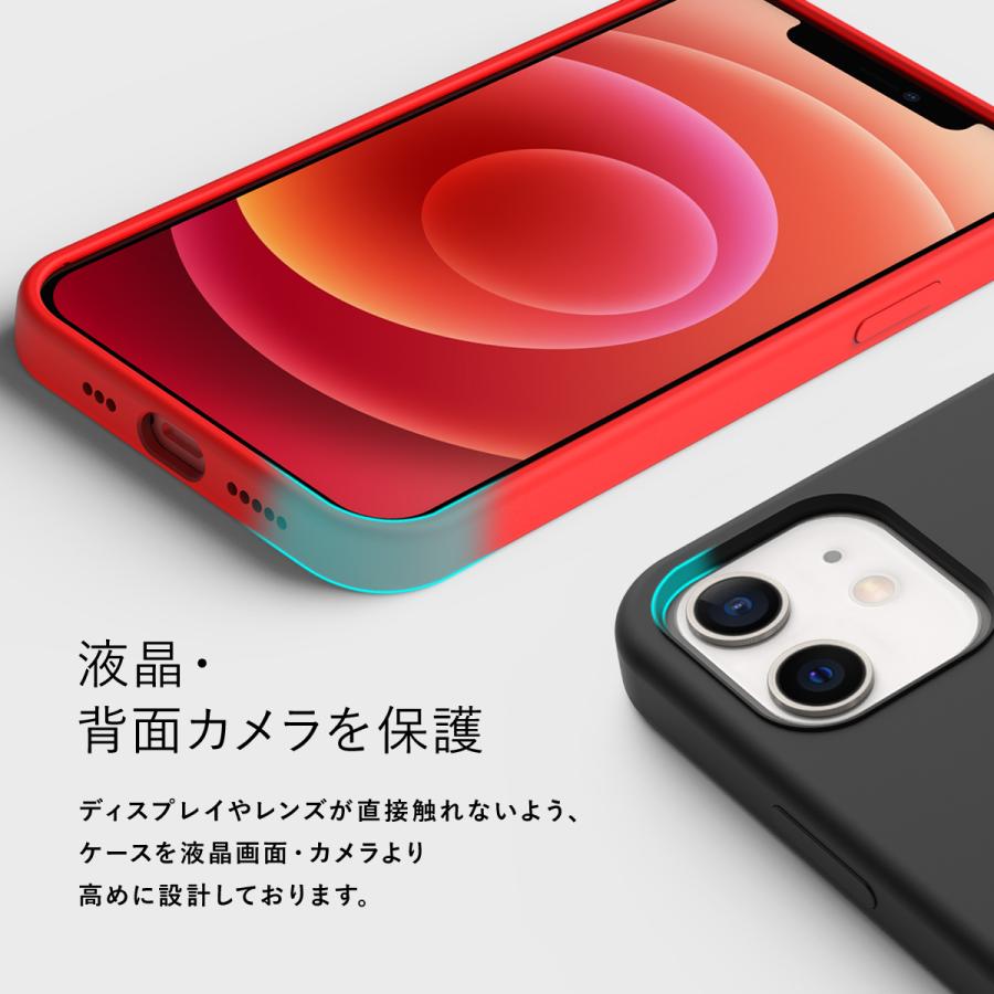 iPhone12Pro Max 対応 ケース シリコン 携帯ケース 薄型 スリム ソフト カバー シンプル スマホケース [  アイフォン12プロマックス 対応 ] araree Typoskin | araree | 05