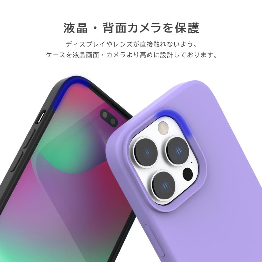 iPhone14 ケース シリコン カバー MagSafe 対応 マグネット 磁石 内蔵 シンプル スマホケース Apple iPhone 14 アイフォン / アイフォン14 araree Typoskin M | araree | 03