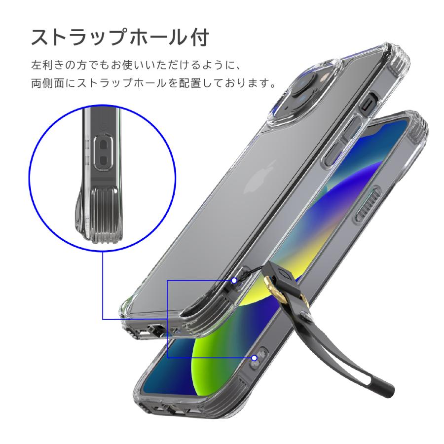 iPhone14 Pro ケース クリア カバー 耐衝撃 透明 ソフト ストラップホール 付 スマホケース iPhone14プロ iPhone14Pro アイフォン14Pro araree Flexield | araree | 04