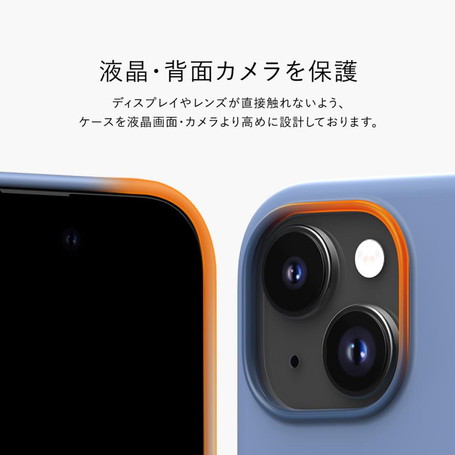 iPhone15Pro ケース MagSafe 対応 サラサラ シリコン 耐衝撃 マグセーフ スマホケース Apple iPhone15 Pro アイフォン15 プロ 対応 araree Typoskin M | araree | 03