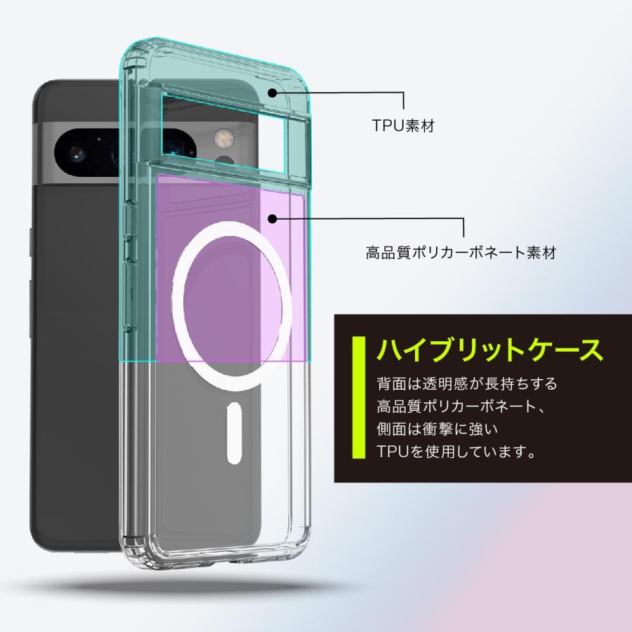 GooglePixel8 256GB Obsidianとmagsafe対応ケース