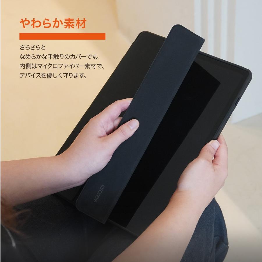 araree Galaxy Tab S9+ S9FE+ ケース 耐衝撃 PU レザー Sペン収納 充電