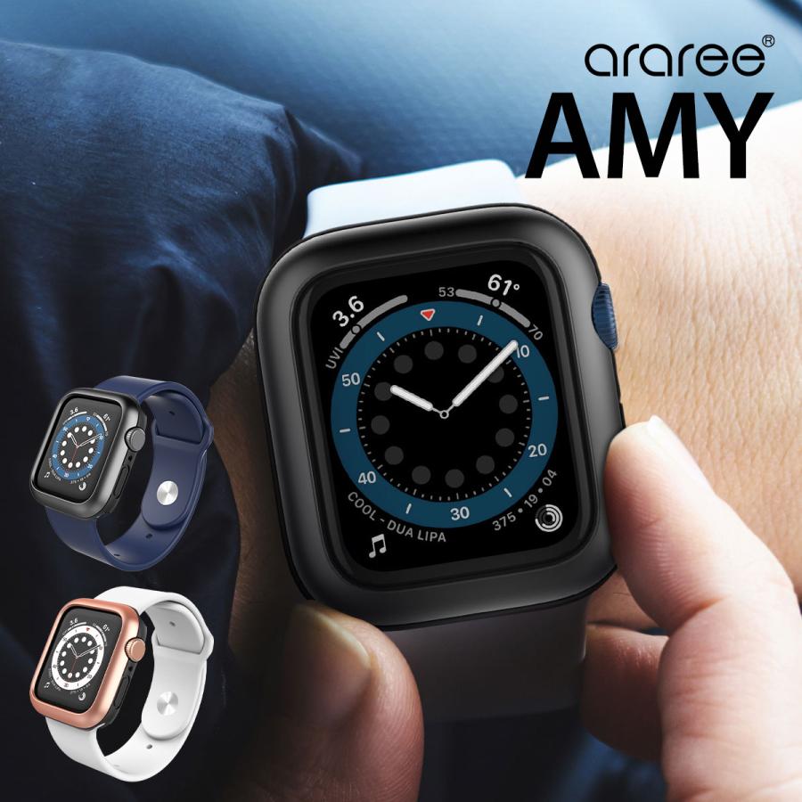 araree Apple Watch SE3 40mm 対応 ケース 耐衝撃 アルミ × TPU