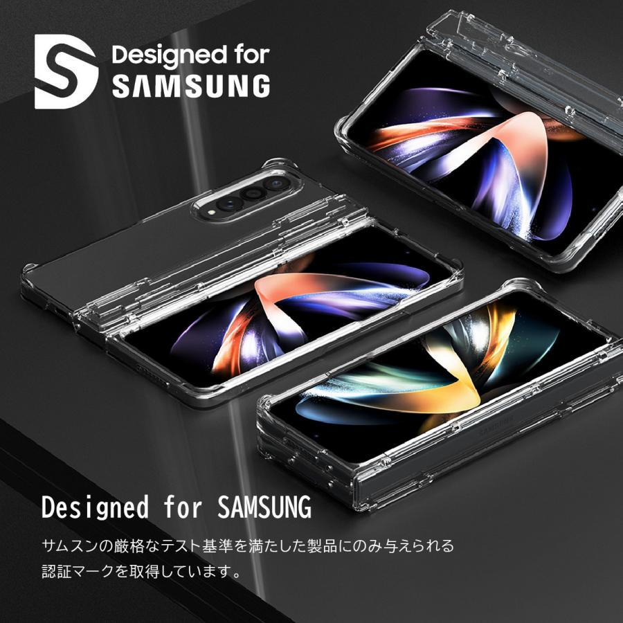Galaxy Z Fold4 ケース 360度カバー 薄型 軽量 傷防止 ヒンジ ガード 付 スマホケース Samsung Galaxy Z Fold 4 ギャラクシーZ Fold4 対応 araree Nukin 360｜comwap｜06