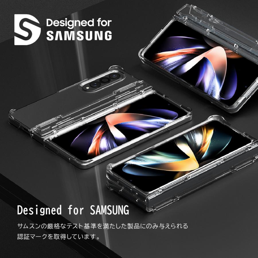araree Galaxy Z Fold4 ケース 360度カバー 薄型 軽量 傷防止 ヒンジ