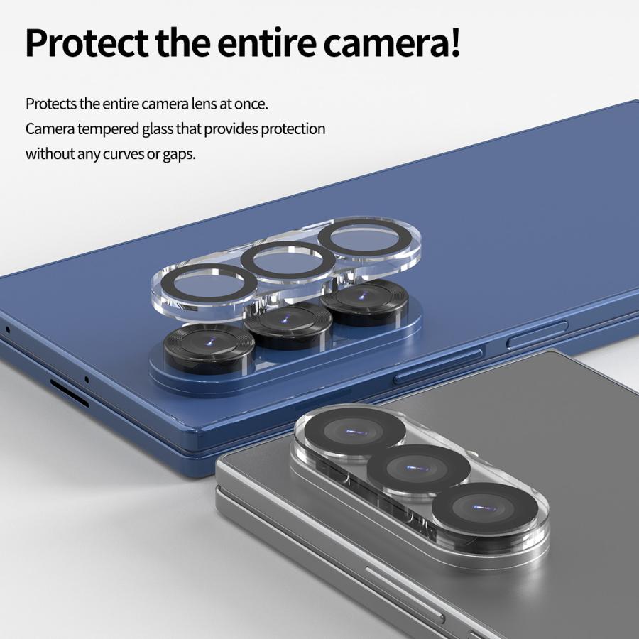 折りたたみスマホ　レンズカバーサービスで付けます。 araree Galaxy Z Fold7 カメラ保護 フィルム 指紋 傷 防止 カメラ