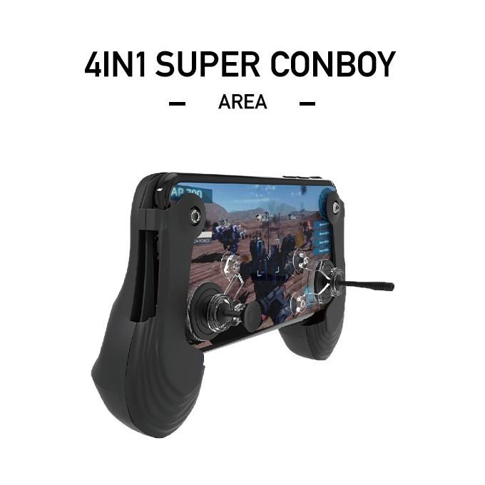 スマホ 用 ゲームコントローラー ジョイステック ディスクコントローラー ハンド グリップ 十字キー 手汗対策 Iphone Android 対応 Area 4in1 Super Conboy Ar Spagcpcsc Comwap 通販 Yahoo ショッピング