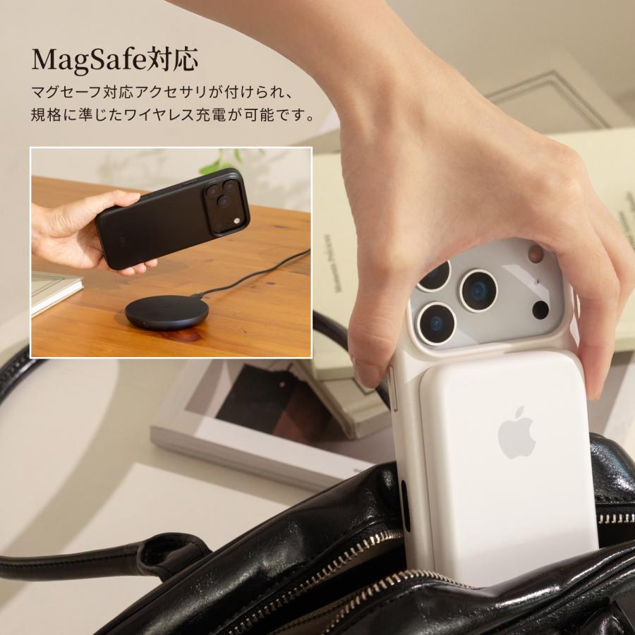 iPhone Air ケース MagSafe 対応 レザー 本革 耐衝撃 スマホケース 革