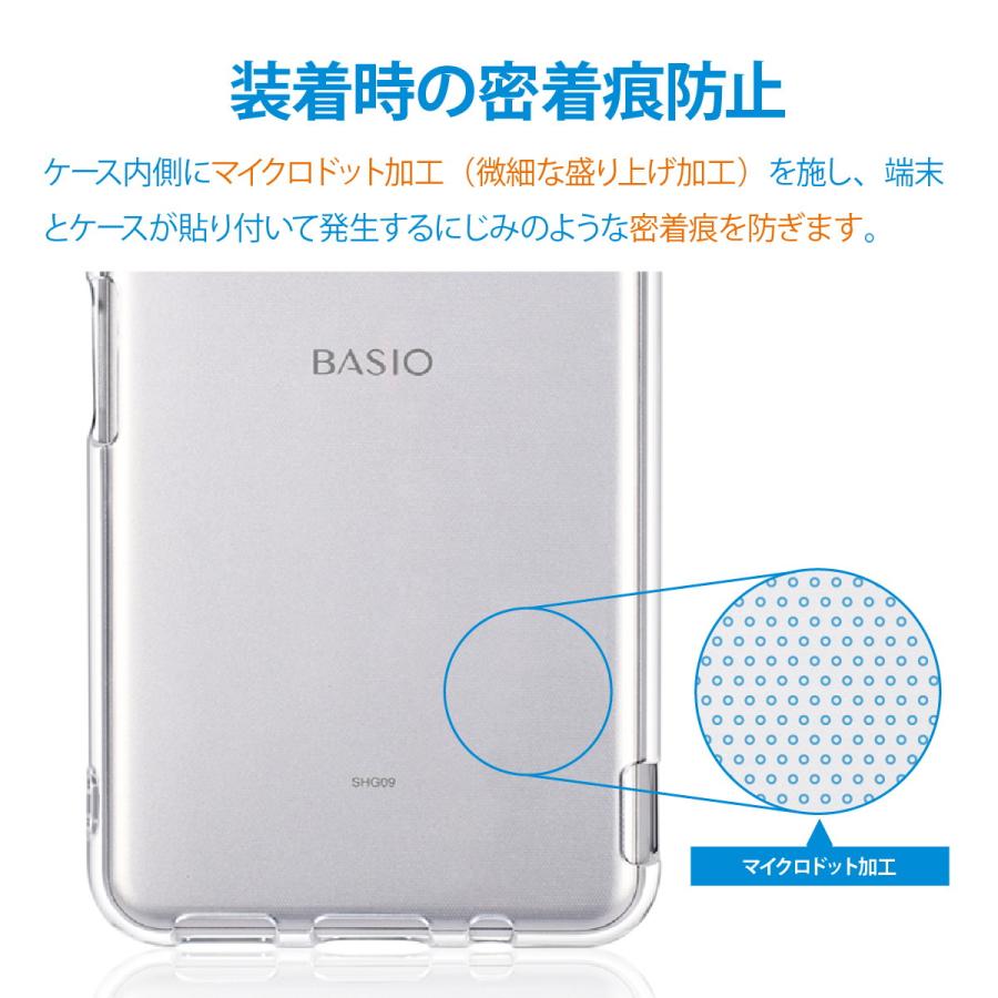 Corallo BASIO active2 active シンプルスマホ6 ケース 透明 耐衝撃
