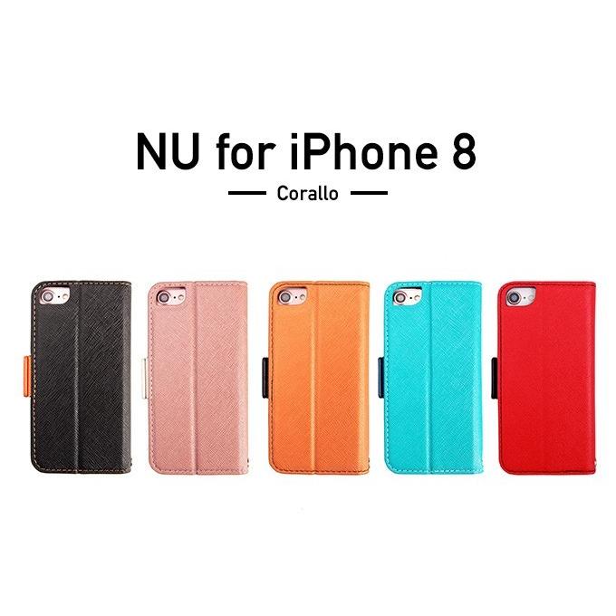 iPhone 2022 SE3 SE2 ケース 手帳型 ストラップ ストラップホール カード入 付 マグネット 式 手帳 レザー カバー iPhoneSE2 8 7  アイフォンSE3 Corallo NU | Corallo | 02