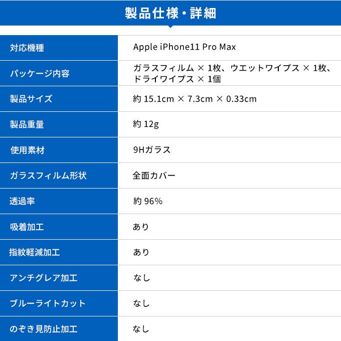 iPhone 11 Pro Max ガラスフィルム 全面 保護 日本製 ガラス 指紋 気泡 防止 全画面 3D フルカバー 保護 フィルム アイフォン11プロマックス Corallo NU GLASS | Corallo | 06