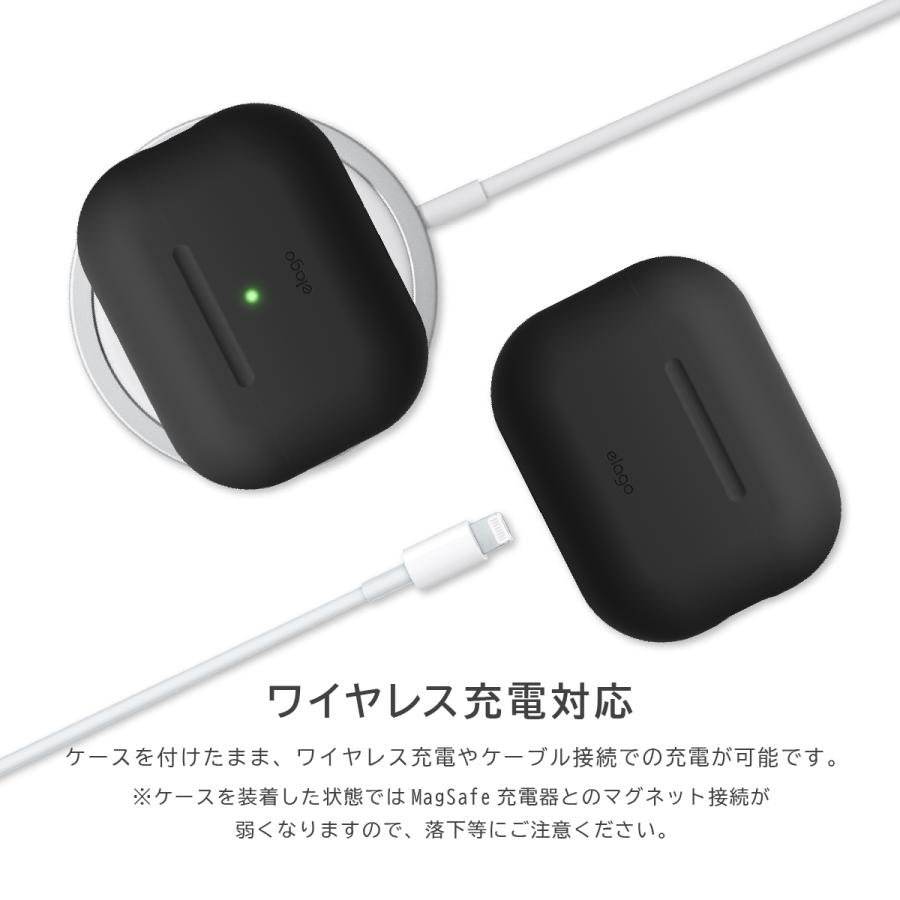 elago AirPods Pro2 ケース シリコン ストラップホール 使用可
