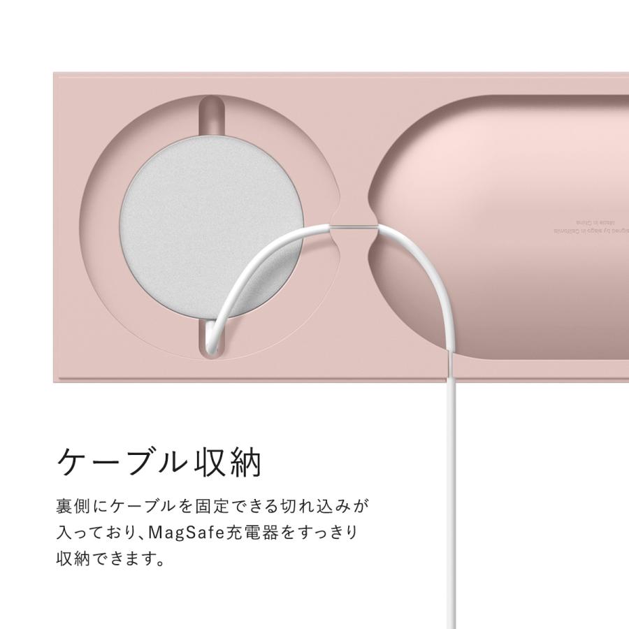 iPhone12 各種 MagSafe トレー マグセーフ 充電器 用 卓上 スマホ充電 トレイ 充電トレー iPhone12Pro Max iPhone12 mini アイフォン12 対応 elago MagSafe TRAY | elago | 03