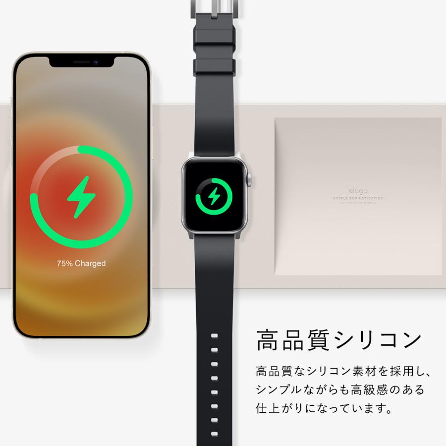 iPhone12 Apple Watch MagSafe トレー マグセーフ 充電器 卓上 スマホ充電 同時 充電トレー iPhone12Pro Max iPhone12 mini 対応 elago MagSafe TRAY DUO | elago | 05