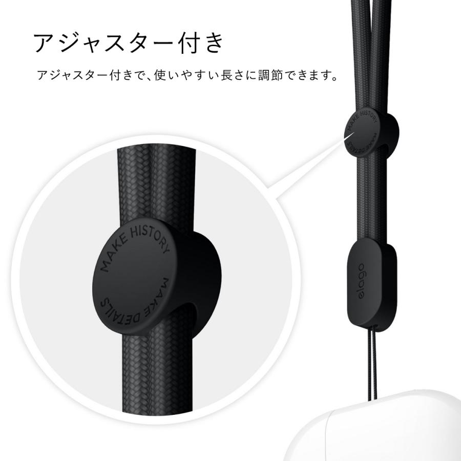 各種 スマートフォン ストラップ 落下防止 用 スマホ ストラップ 手首 リストストラップ おしゃれ かわいい シンプル スマホケース 対応 elago ROUND STRAP | elago | 04