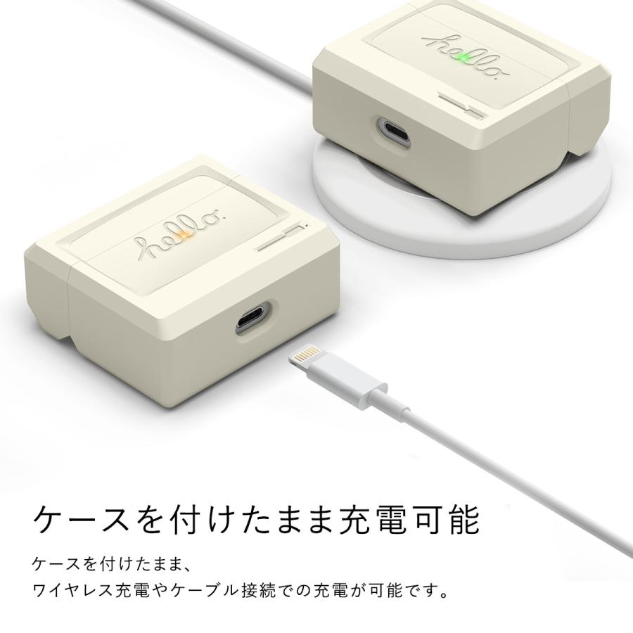 AirPods 3 3世代 ケース おしゃれ かわいい レトロ シリコン カバー 傷防止 保護 シリコンケースAirPods 3ケース AirPods3 エアポッズ 第3世代 elago AW3 PRO｜comwap｜06