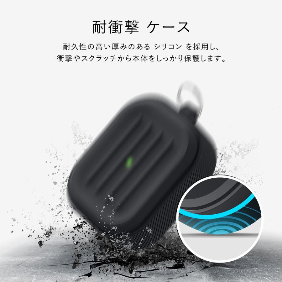 AirPods 第3世代（elagoケース付き） elago エラゴ AirPods 第3世代 SOLID ARMOR Black