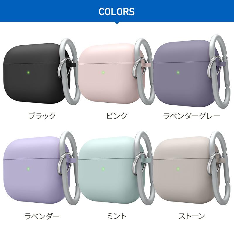 AirPods Pro ケース カラビナ 付 耐衝撃 ハード カバー 衝撃 吸収 ケースカバー アクセサリー AirPodsPro MWP22J/A エアーポッズプロ elago LIQUID HYBRID HANG | elago | 07