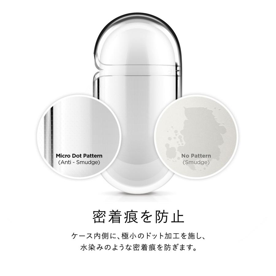 AirPods Pro ケース ラインフレンズ 公式ライセンス グッズ カラビナ 付 透明 カバー Apple AirPods Pro 対応 elago LINE FRIENDS B&F minini | elago | 02