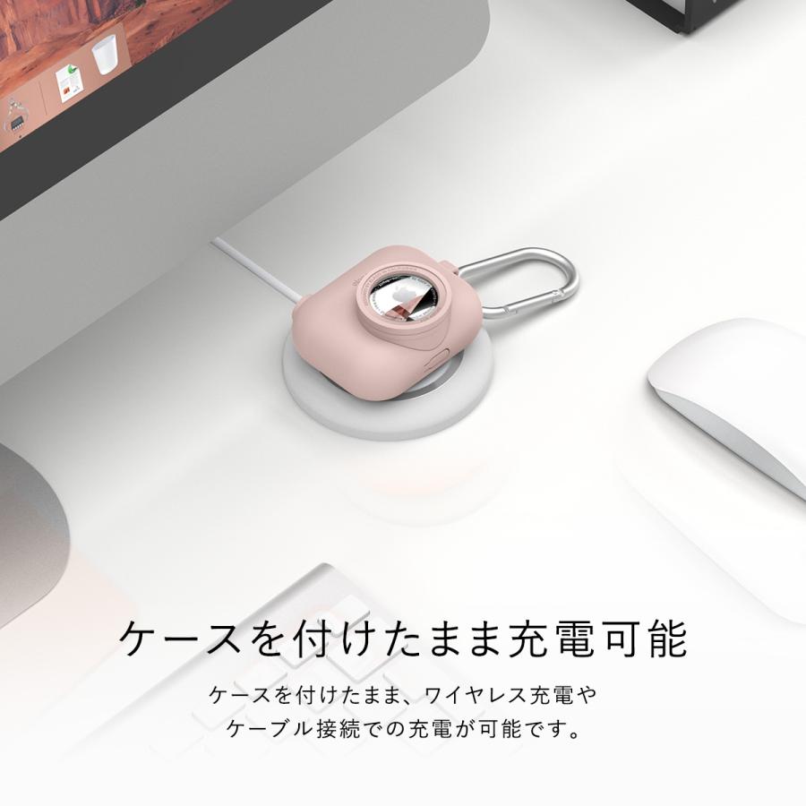 AirPods Pro ケース カメラ デザイン カラビナ 付 シリコン カバー AirTag 収納 可 シリコンケースApple AirPodsPro エアーポッズプロ elago SNAP SHOT CASE | elago | 05