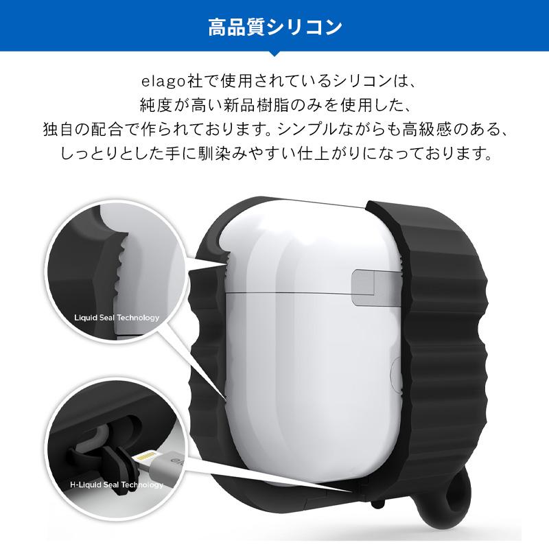 AirPods Pro2 AirPodsPro ケース 防水 防塵 カラビナ 付 カバー 耐衝撃 シリコンケース エアポッツプロ 2 エアーポッズプロ 対応 elago WATERPROOF HANG | elago | 05