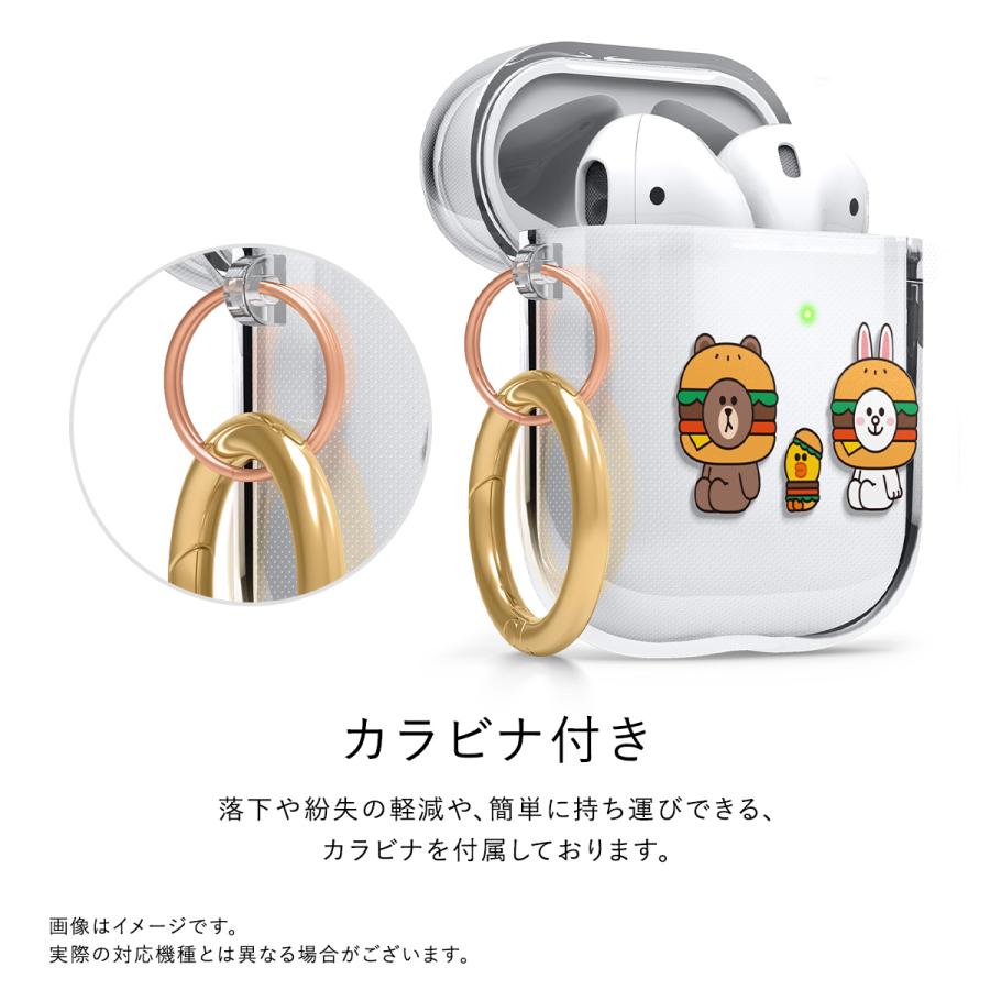 AirPodsカバー ラインフレンズ LINE FRIENDS Airpods Pro エアー プロ ケース ラインフレンズ