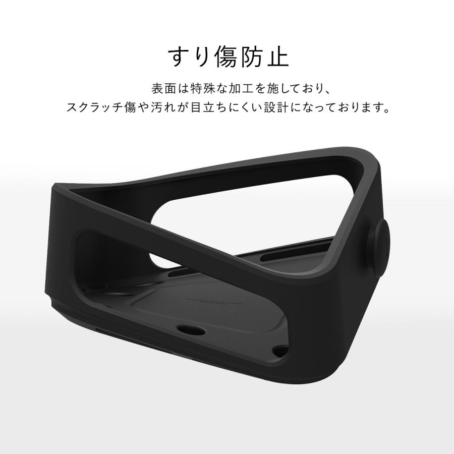 Apple TV 4K 2022 ケース マウント カバー シリコン 3 WAY ( ネジ ストラップ マグネット ) ホルダー ブラケット