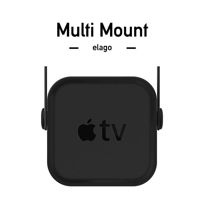elago Apple TV 4K 2021 / AppleTV4K 2017 / AppleTV HD マウント