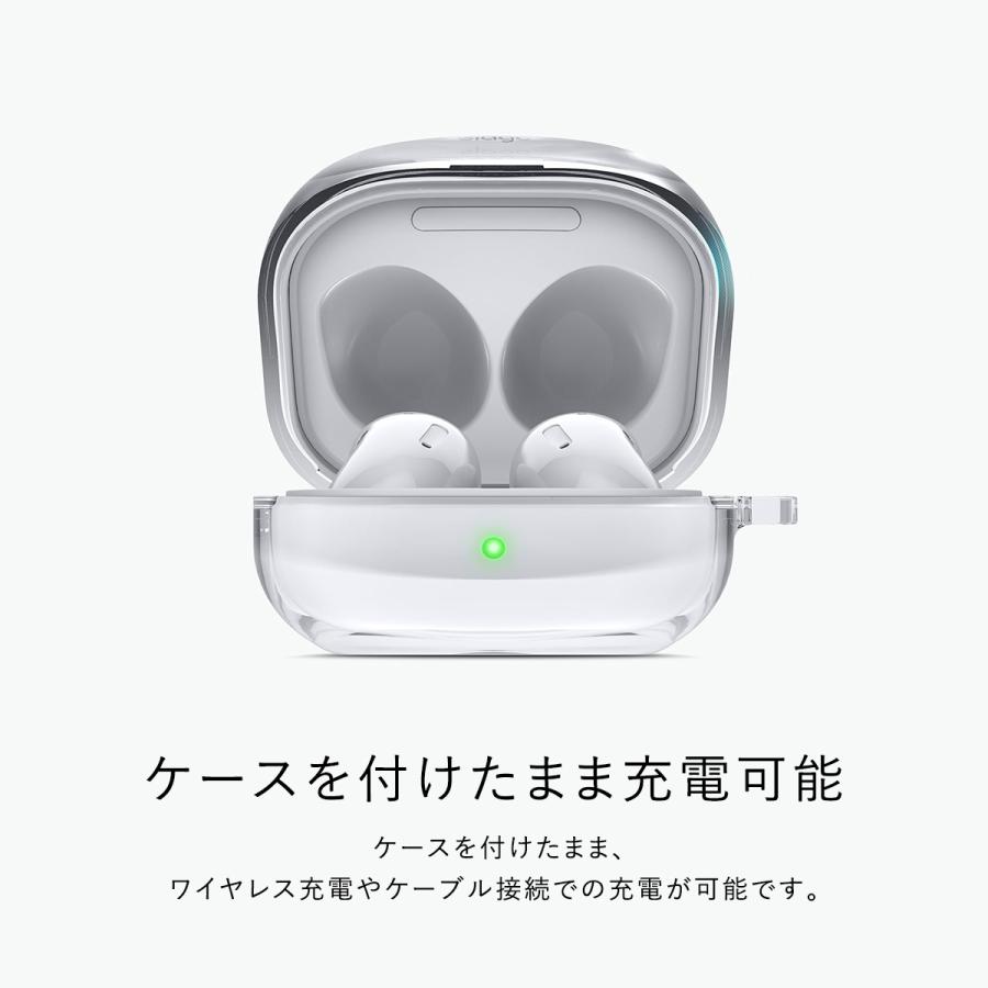 elago Galaxy Buds 2 Live Pro ケース クリア ラインフレンズ 公式