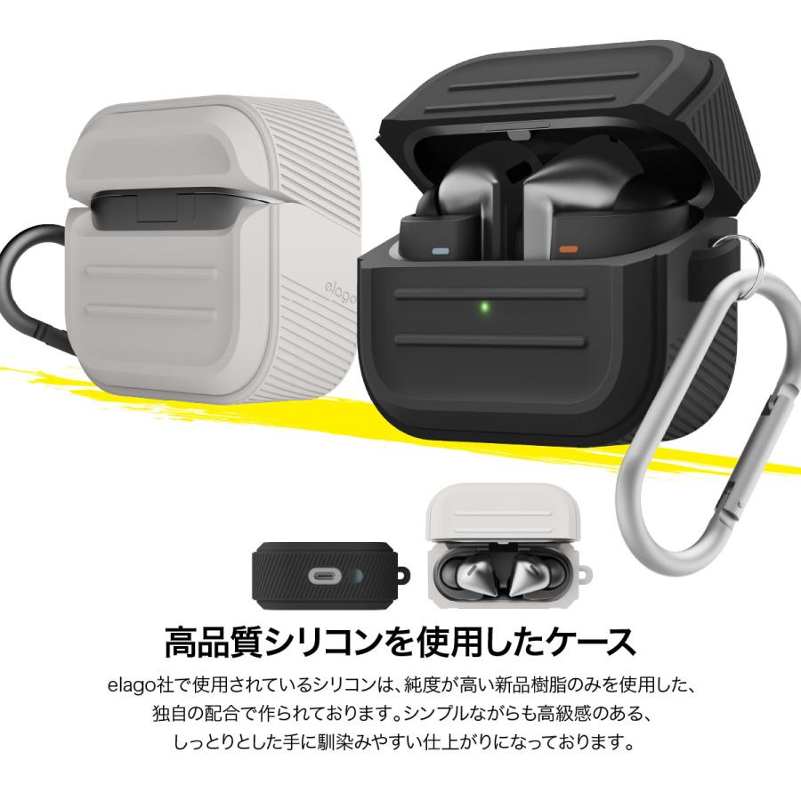 elago Galaxy Buds3 FE Buds 3 Pro ケース 耐衝撃 シリコン 落下防止