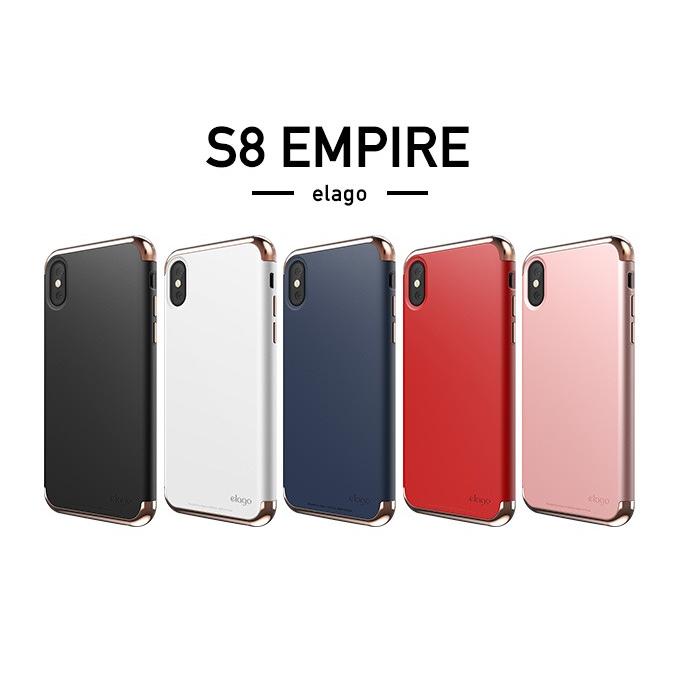 elago iPhone X ケース 薄型 3パーツ式 シンプル スリム カバー 側面