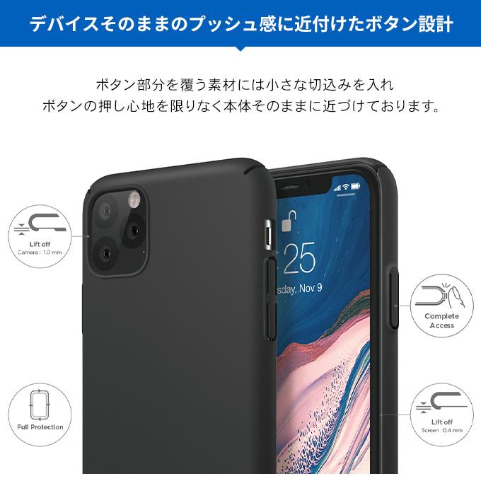iPhone 11 Pro Max ケース 薄型 ストラップ付 カバー シンプル ポリカーボネイト スリム スマホケース アイフォン11プロマックス elago SLIMFIT STRAP CASE | elago | 03