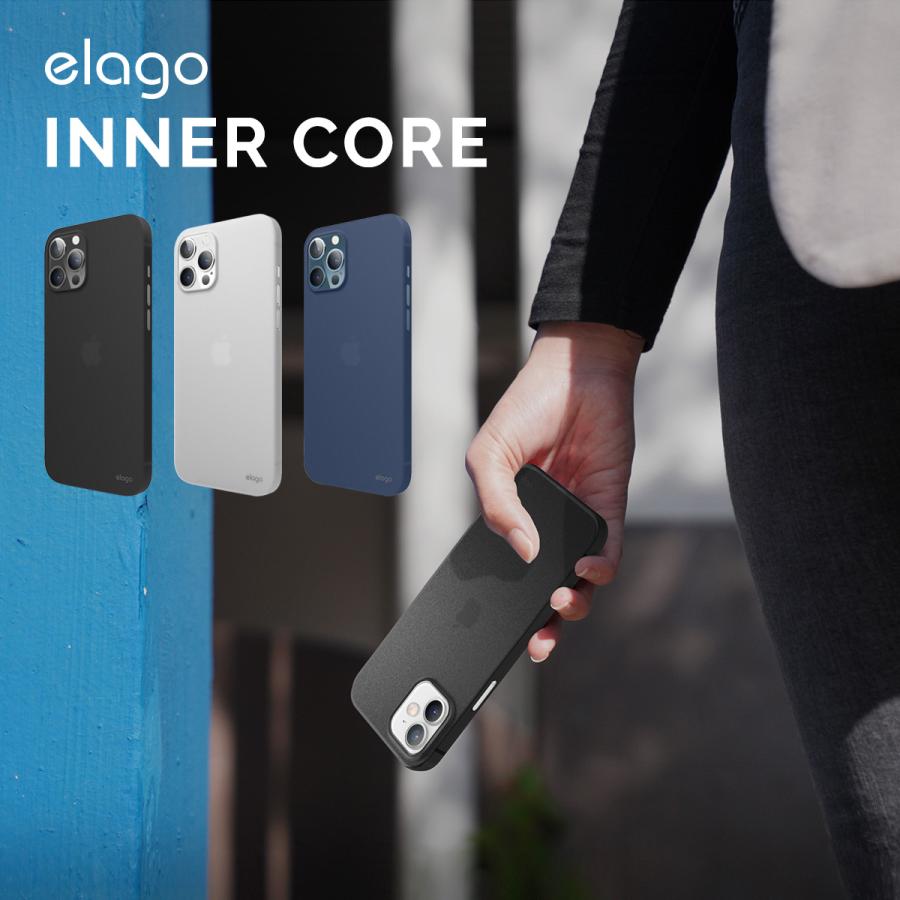 elago iPhone12ProMax ケース 薄型 携帯ケース 超薄型 シンプル