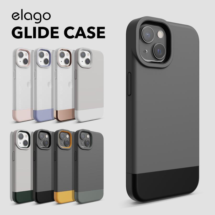 elago iPhone13 ケース 耐衝撃 シンプル ハイブリッド スマホケース