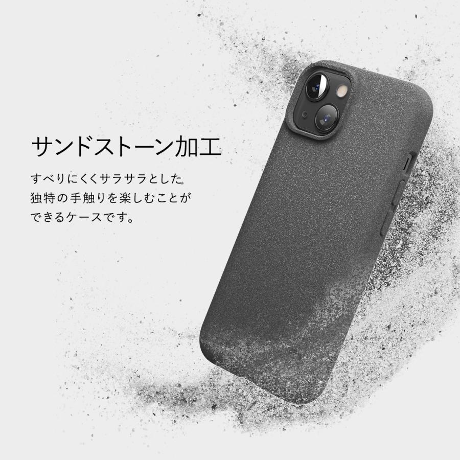 iPhone13 Pro ケース 耐衝撃 サンド ストーン加工 シンプル スマホケース 衝撃吸収 薄型 携帯ケース カバー iPhone13Pro アイフォン13プロ elago PEBBLE CASE | elago | 01