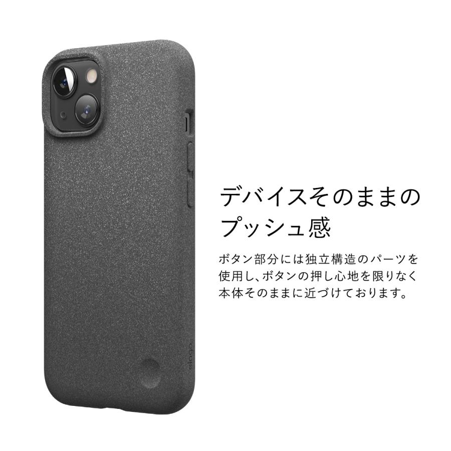 iPhone13 Pro ケース 耐衝撃 サンド ストーン加工 シンプル スマホケース 衝撃吸収 薄型 携帯ケース カバー iPhone13Pro アイフォン13プロ elago PEBBLE CASE | elago | 02