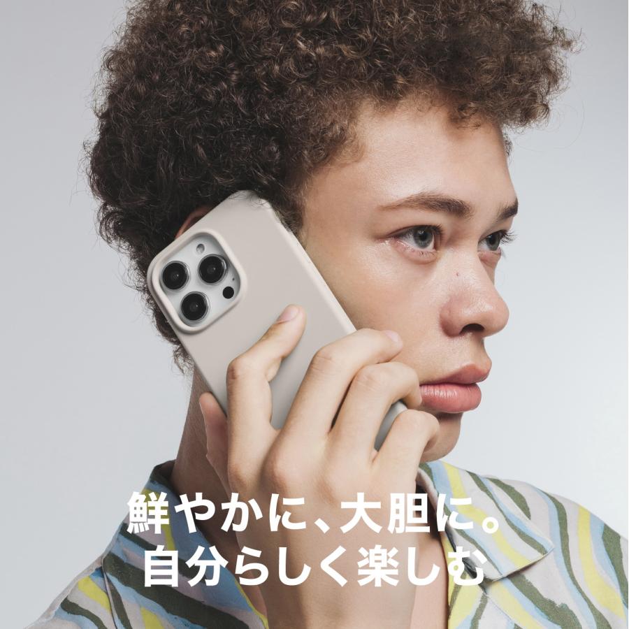 iPhone15 ケース 耐衝撃 傷 指紋 防止 サラサラ 手触り シリコン スマホケース Apple iPhone 15 アイフォン15 対応 elago SILICONE CASE | elago | 03