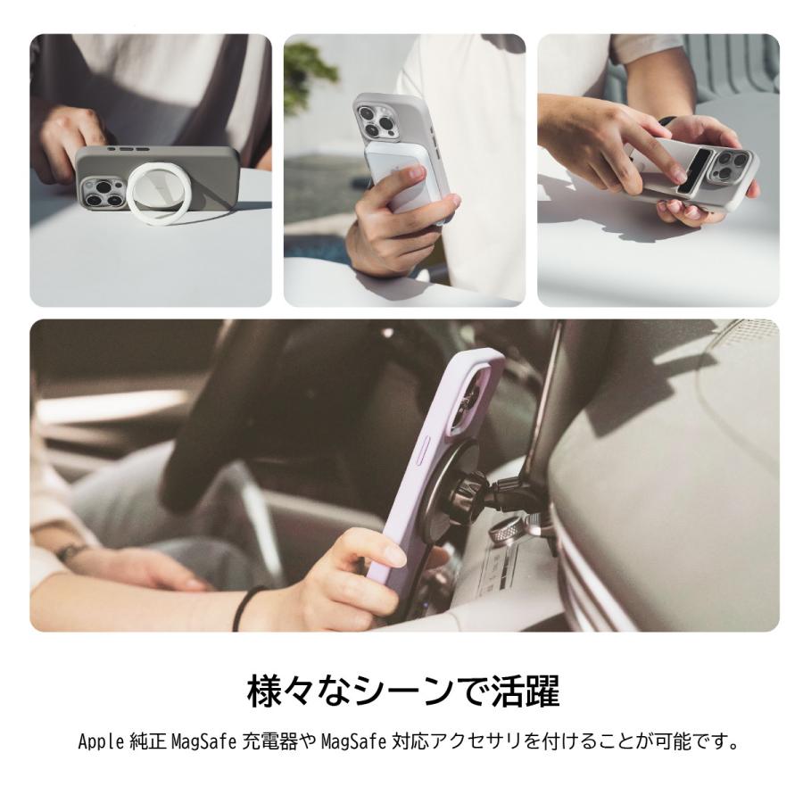 iPhone 15 ケース MagSafe 対応 シリコン 耐衝撃ケース 耐衝撃 マグセーフ スマホケース Apple iPhone15 アイフォン15 対応 elago MAGNETIC SILICONE CASE | elago | 02