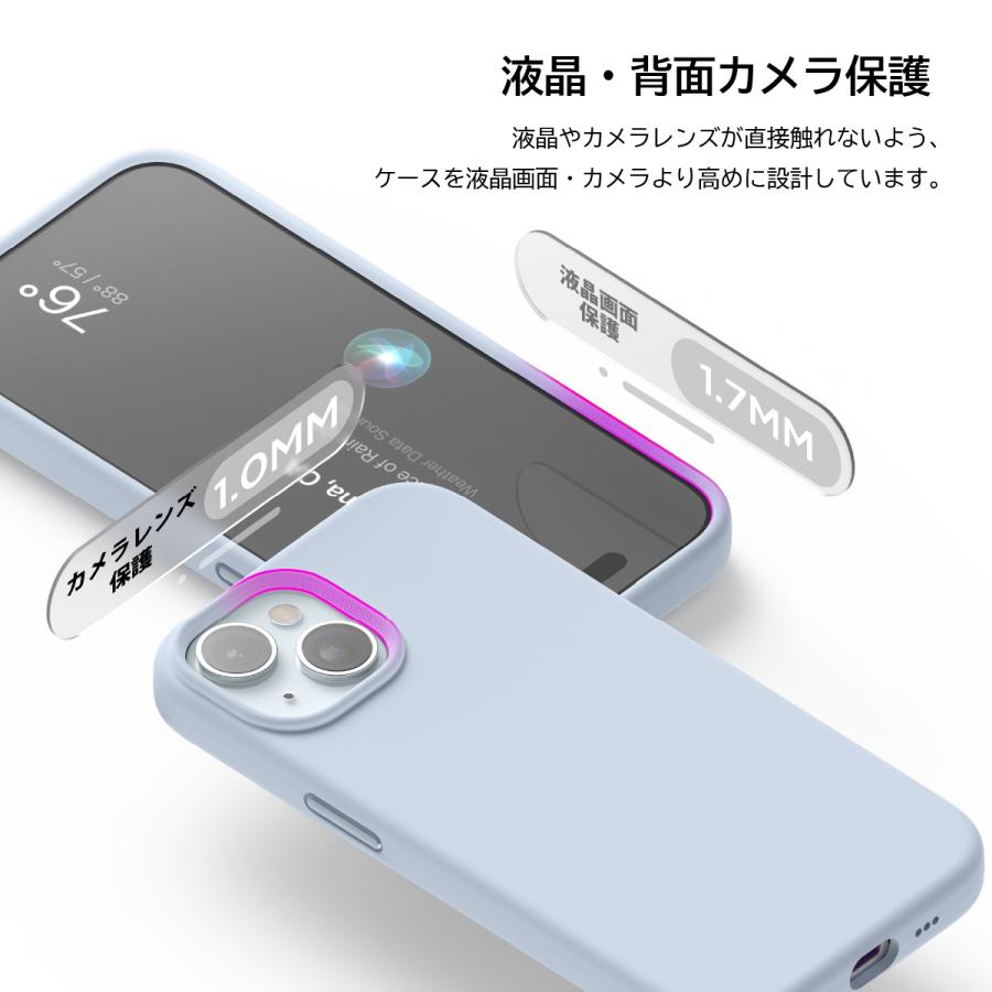 iPhone 15 ケース MagSafe 対応 シリコン 耐衝撃ケース 耐衝撃 マグセーフ スマホケース Apple iPhone15 アイフォン15 対応 elago MAGNETIC SILICONE CASE | elago | 05