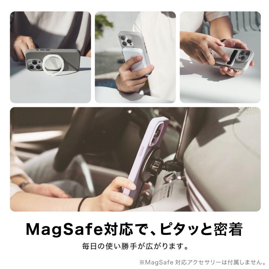 iPhone15Pro ケース Magsafe 耐衝撃 手触り サラサラ シリコン スマホケース Apple iPhone15 Pro アイフォン15 プロ 対応 elago MagSafe SOFT SILICONE CASE | elago | 02