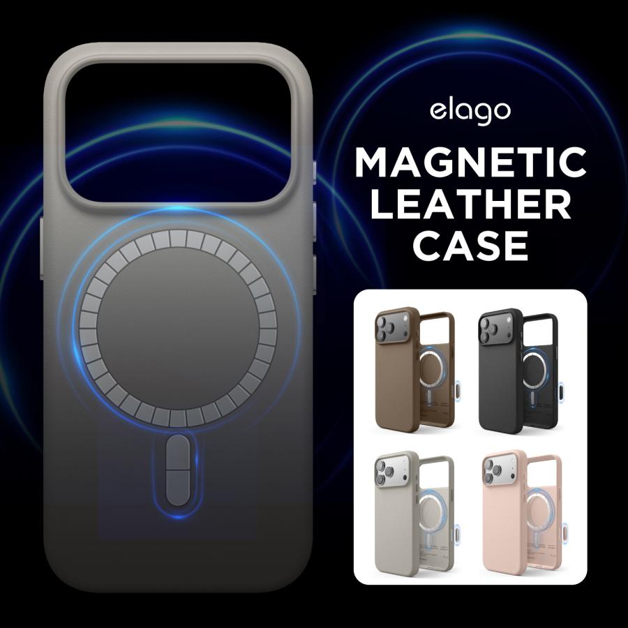 elago iPhone 17 Pro max MagSafe 対応+強化ガラス iPhone 17 Pro Max MagSafe Hybrid Clear Case | elago.com