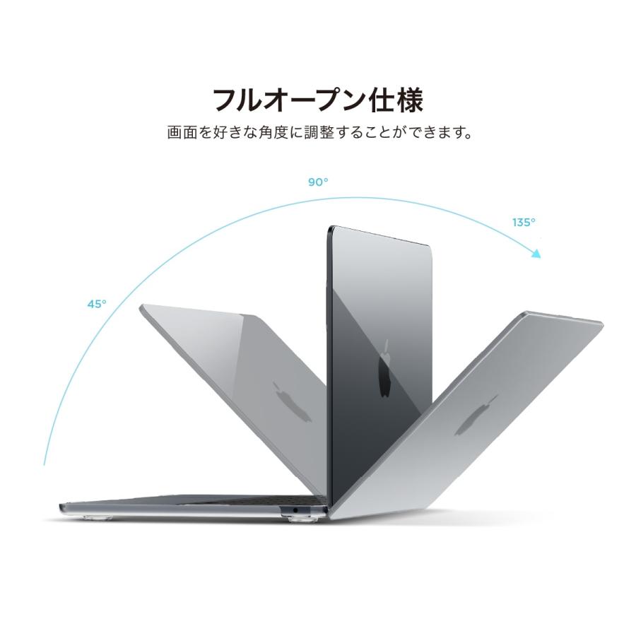 MacBook Air 15インチ M2 M3 ケース 透明 クリア 傷防止 薄型 MacBook Air 15インチ M2 M3 ケース 透明 クリア 傷防止 薄型