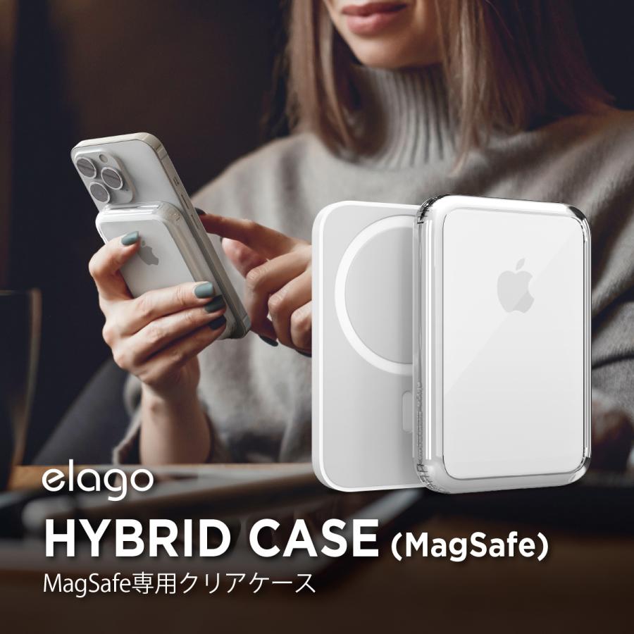 MagSafeバッテリーパック ケース クリア カバー 薄型 軽量 MagSafe